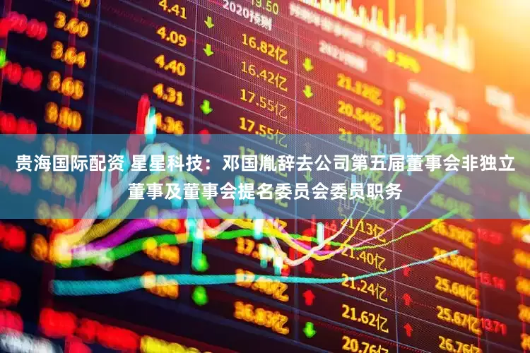 贵海国际配资 星星科技：邓国胤辞去公司第五届董事会非独立董事及董事会提名委员会委员职务